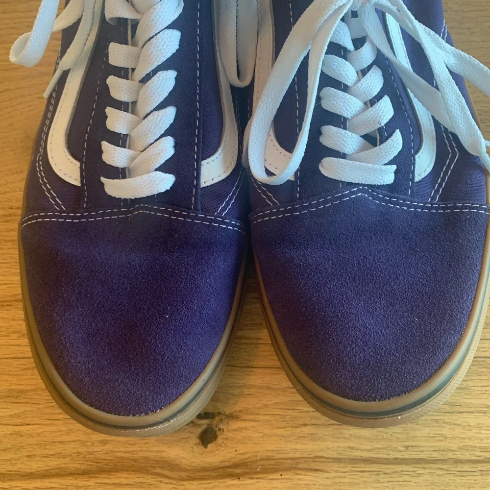 Vans Old‎ Skool Sneaker Trainers Purple Blue Men’s 10 NWOT